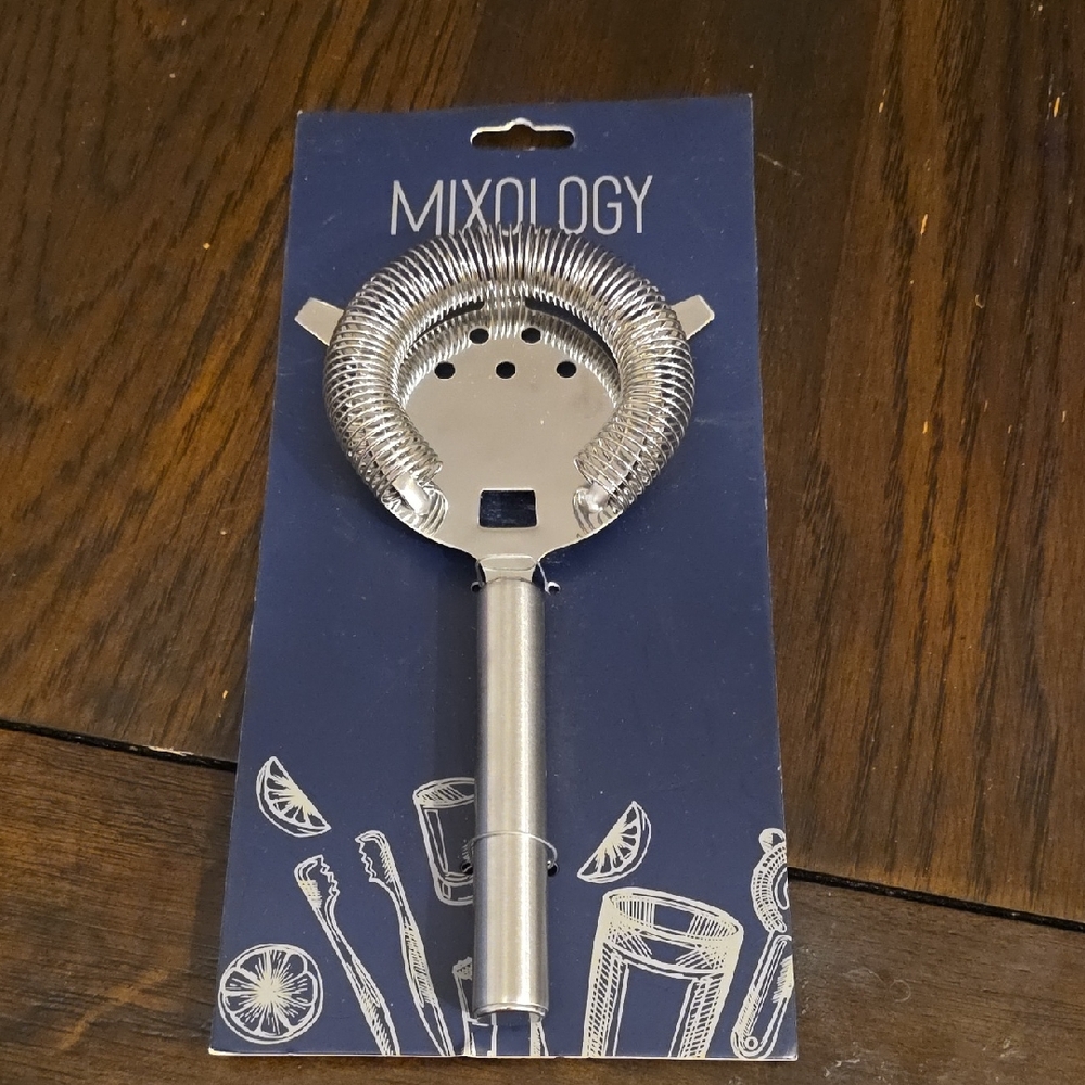 Mixology Silver Cocktail Strainer